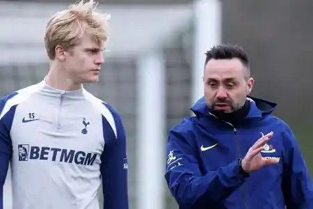 德泽尔比首训获热刺球员高度评价