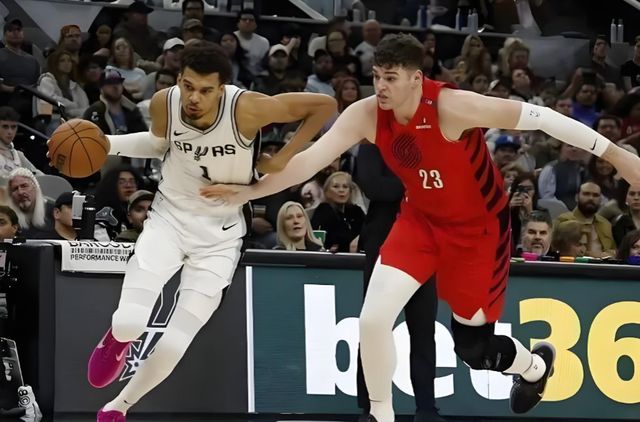 开拓者逆转马刺亨德森爆发文班伤退系列赛1-1平