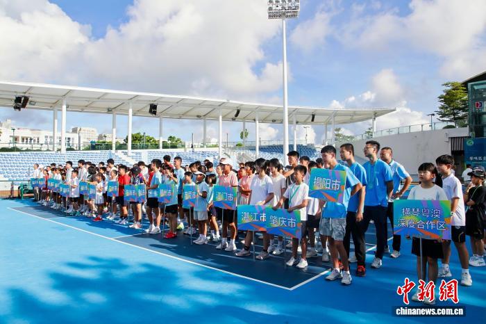 青少年网球精英齐聚横琴 为十五运会预演赛事